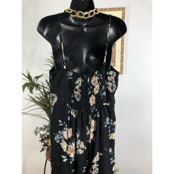 Xhilaration Summer Jumpsuit Large Sleeveless Adjustable Strap Y2K Cottage Core - Picture 4 of 12